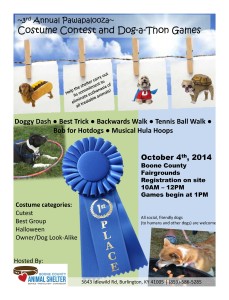 Pawapalooza Dog-a-Thon Games and Costume Contest 2014-2